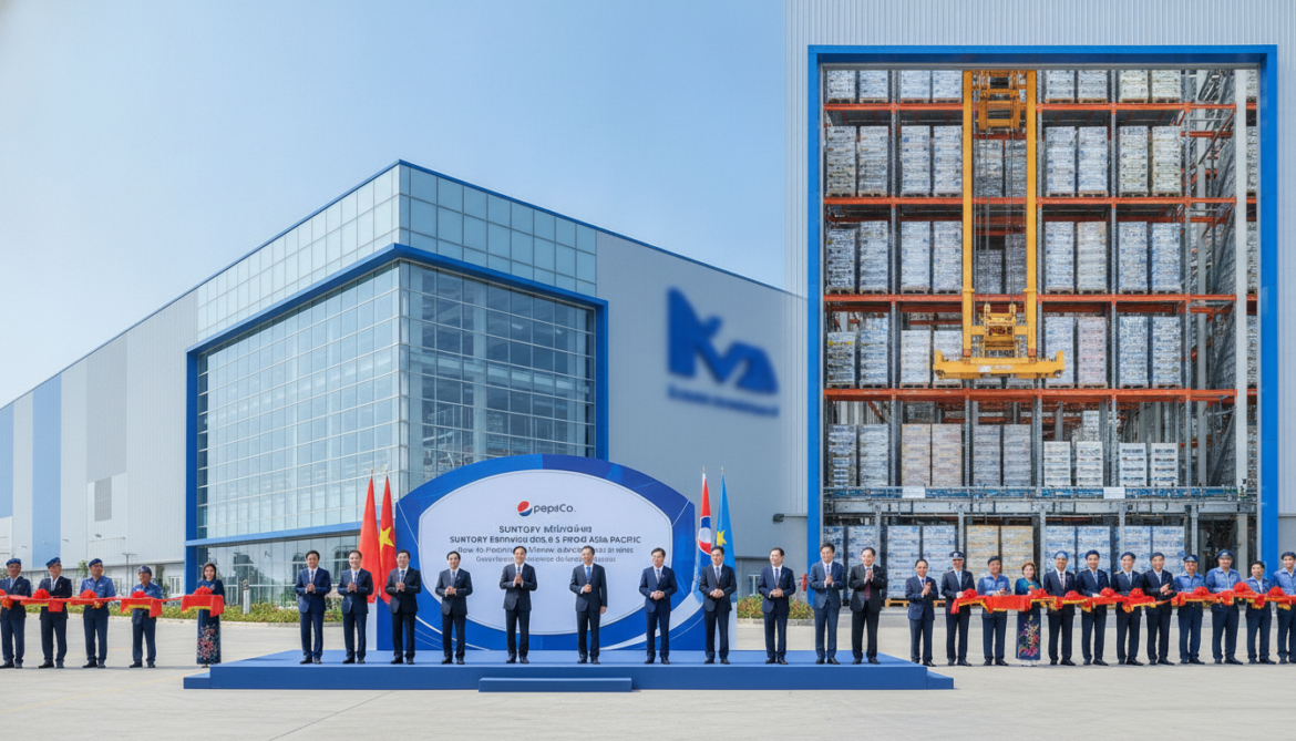 Suntory PepsiCo opens $300m Vietnam factory with Asia's first automated warehouse