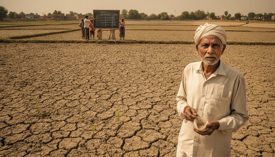 India monsoon shortfall cuts sowing up to 39% and raises food inflation fears