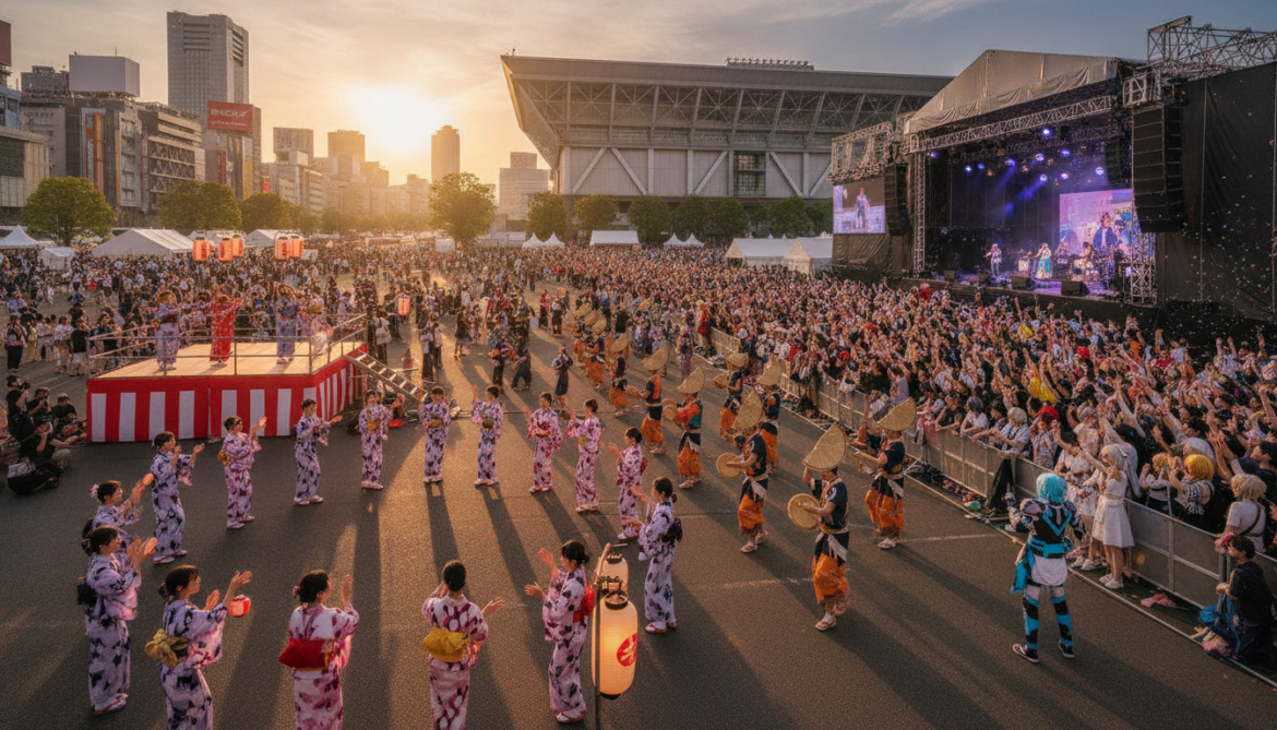 Tokyo August festivals showcase Bon Odori, Awa Odori, Comiket and Summer Sonic