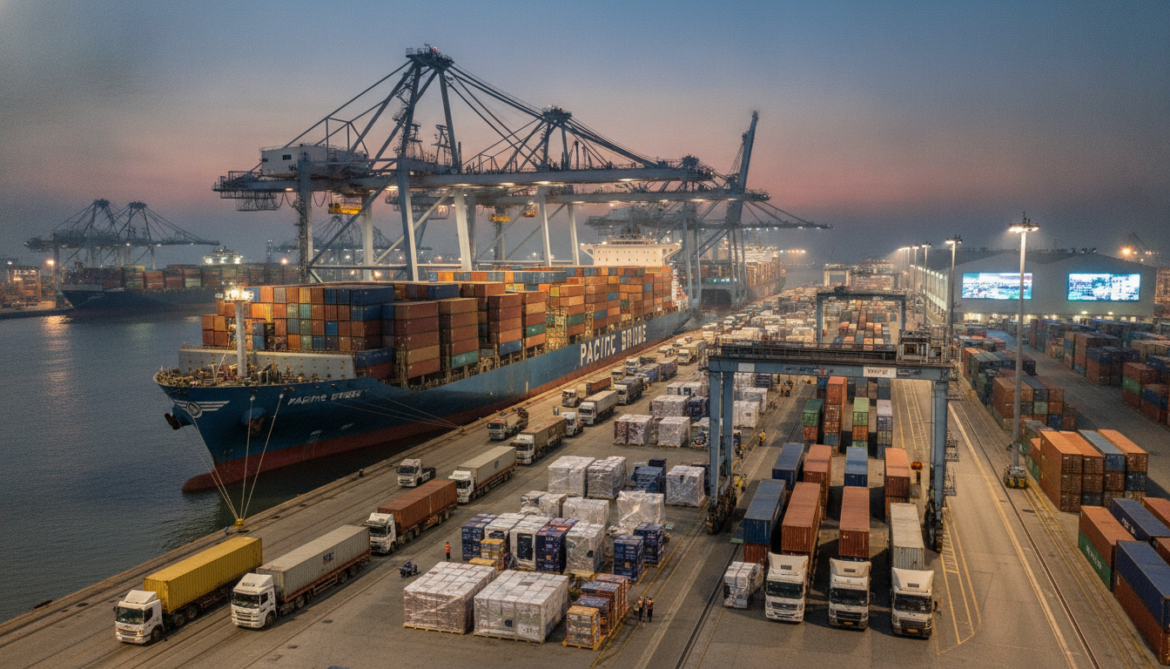 Spot freight rates surge for China-US container ships as retailers rush before tariffs