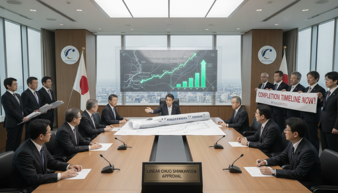 Linear Chuo Shinkansen Wins Local Approval as Municipalities Demand Completion Timeline