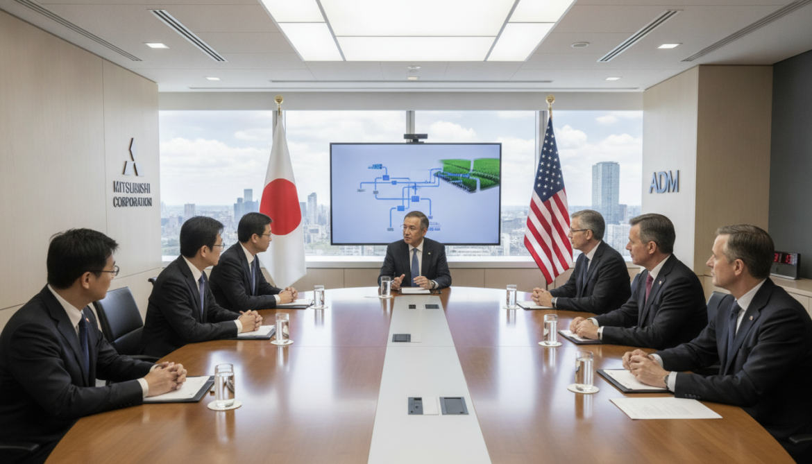 Mitsubishi Corp, ADM explore soy and corn feedstocks for sustainable aviation fuel