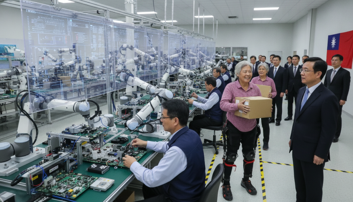 Taiwan robotics push strengthens AI supply chain and aids aging society