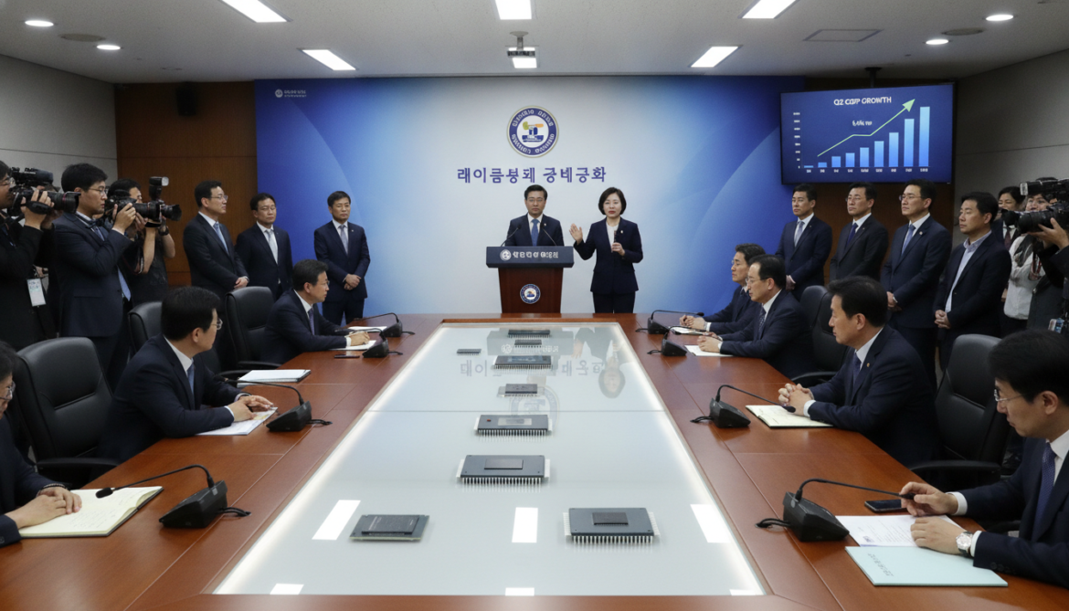 Semiconductor shipments lift South Korea GDP 0.6% in Q2 amid uneven recovery
