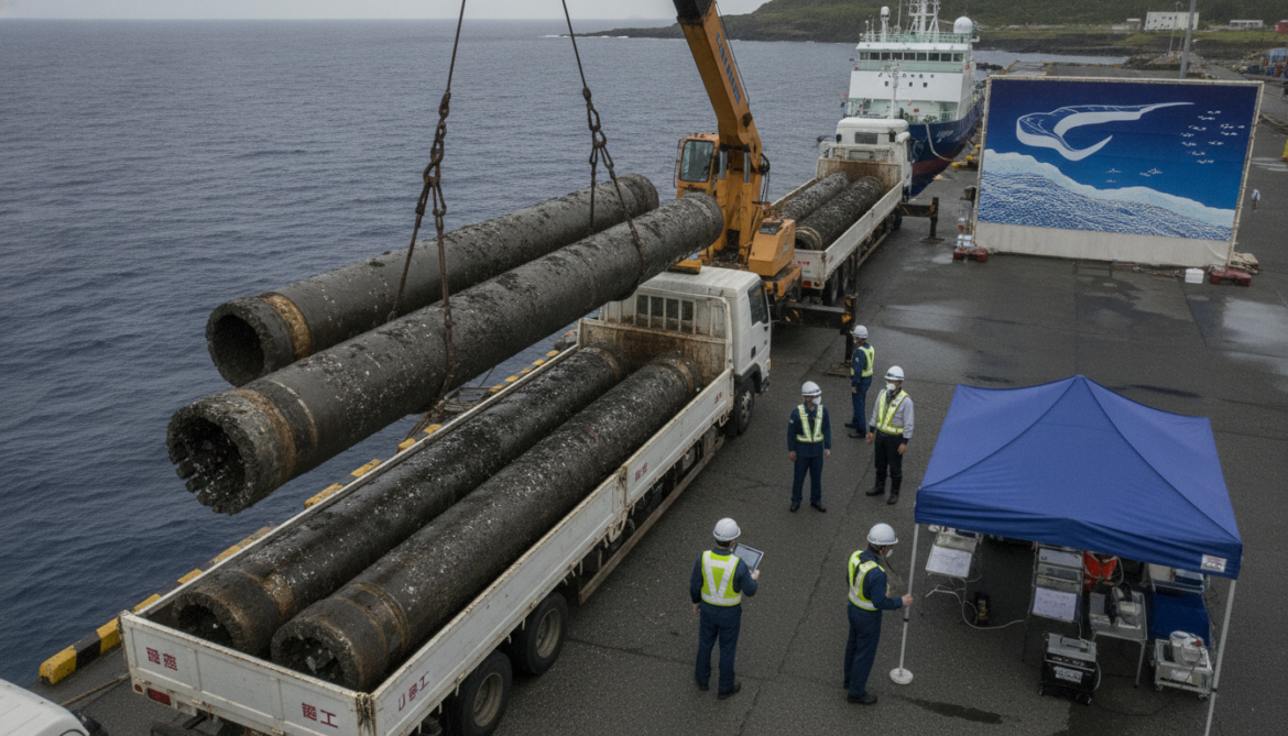Japan recovers rare-earth elements from deep-sea drilling test near Minamitori-shima