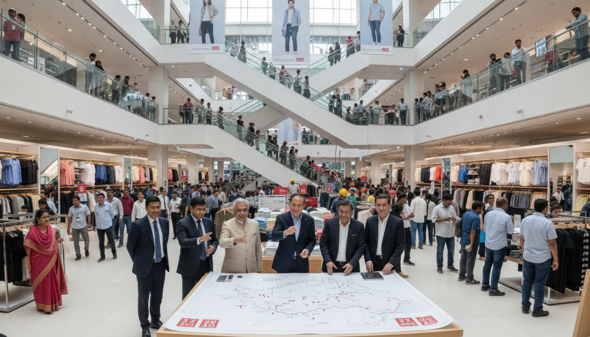 Uniqlo plans to quintuple India stores to over 100 within five years