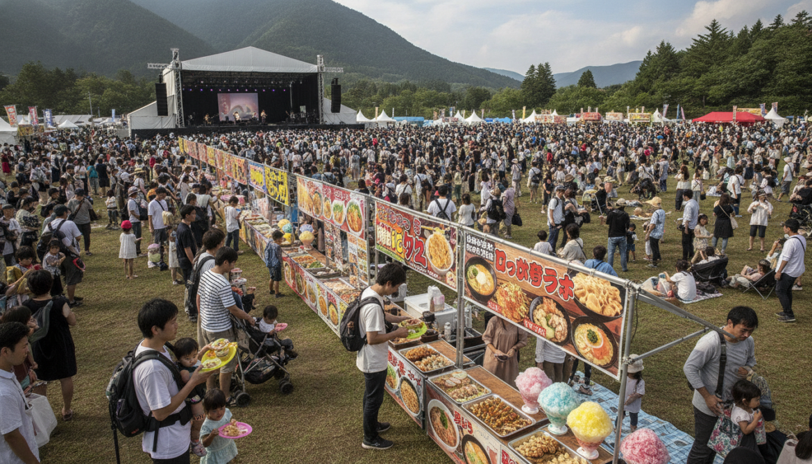 Fuji Rock Festival in Japan draws strong turnout with family-friendly food