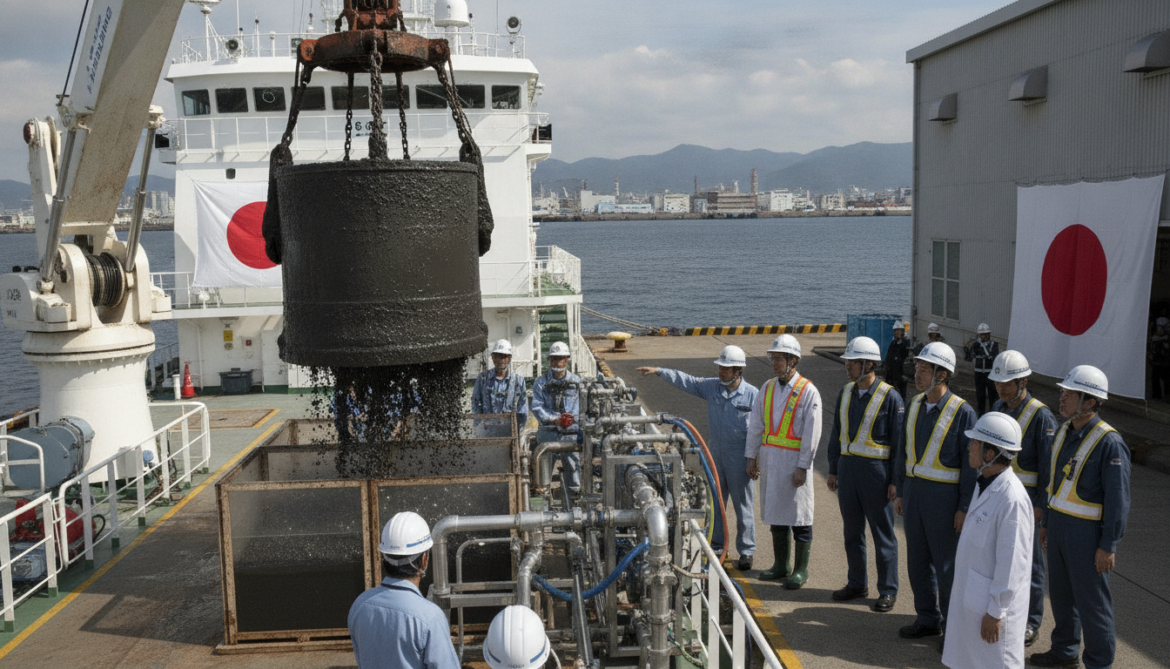 Japan recovers rare earths from deep-sea mud but extraction remains costly