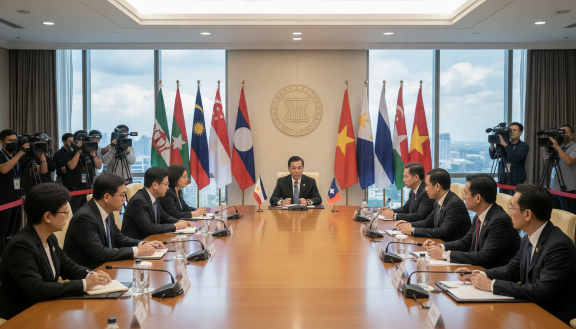 ASEAN foreign ministers meet in Manila to address key geopolitical flashpoints