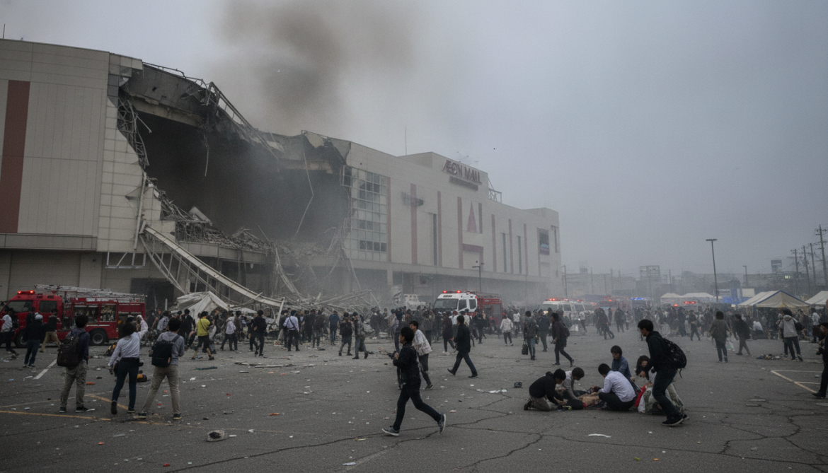 Aeon Mall Kumamoto explosion after 7.1 quake raises evacuation hub safety concerns