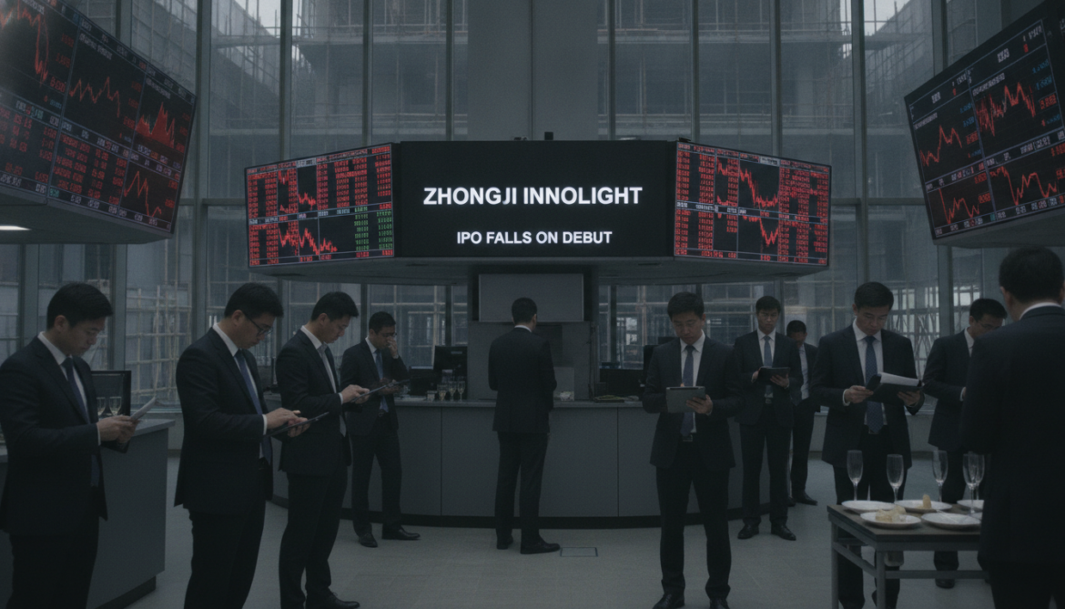 Zhongji Innolight IPO falls on Hong Kong debut amid buildout worries