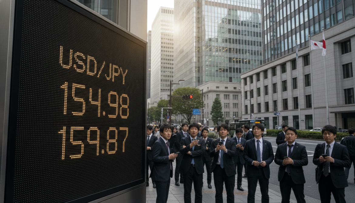 Japanese yen jumps after Tokyo intervenes then retreats toward 160