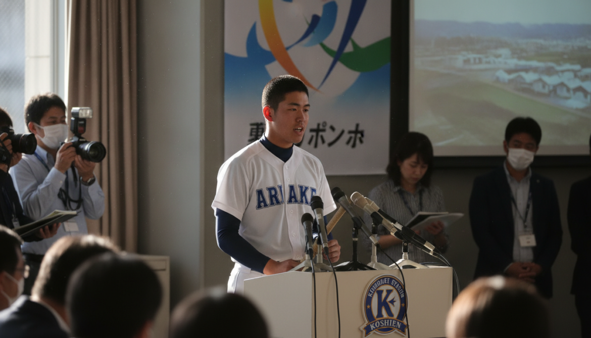 Ariake High captain vows to inspire Kumamoto quake victims at Koshien