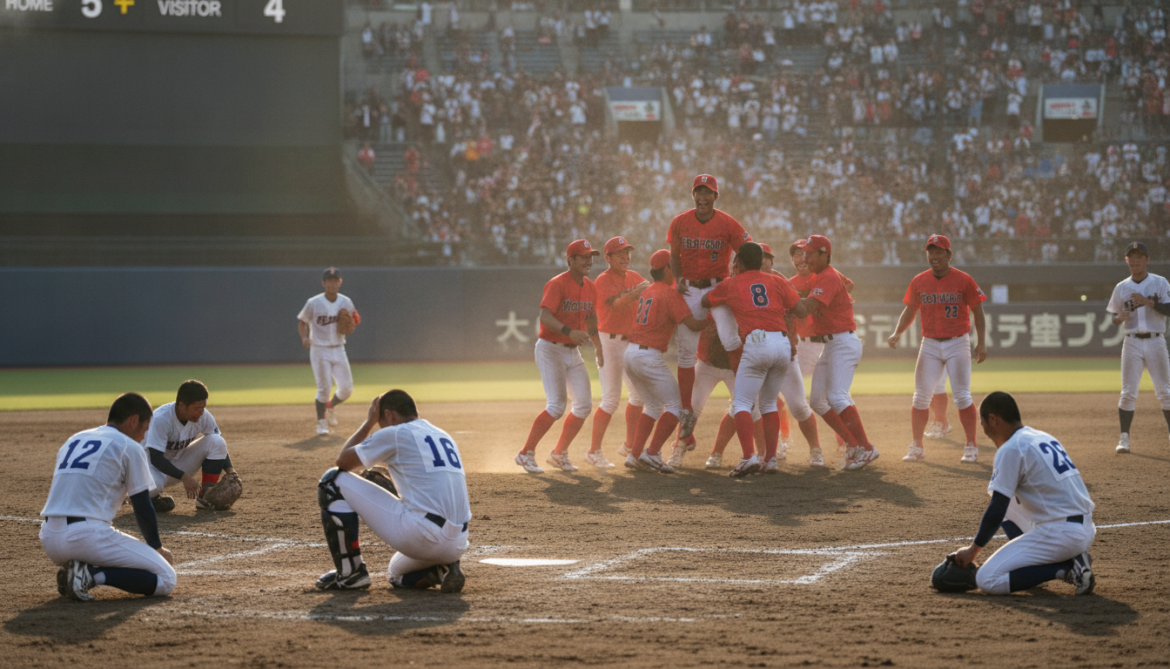 Ariake loses to Kendai Takasaki in Koshien quarterfinals after walk-off