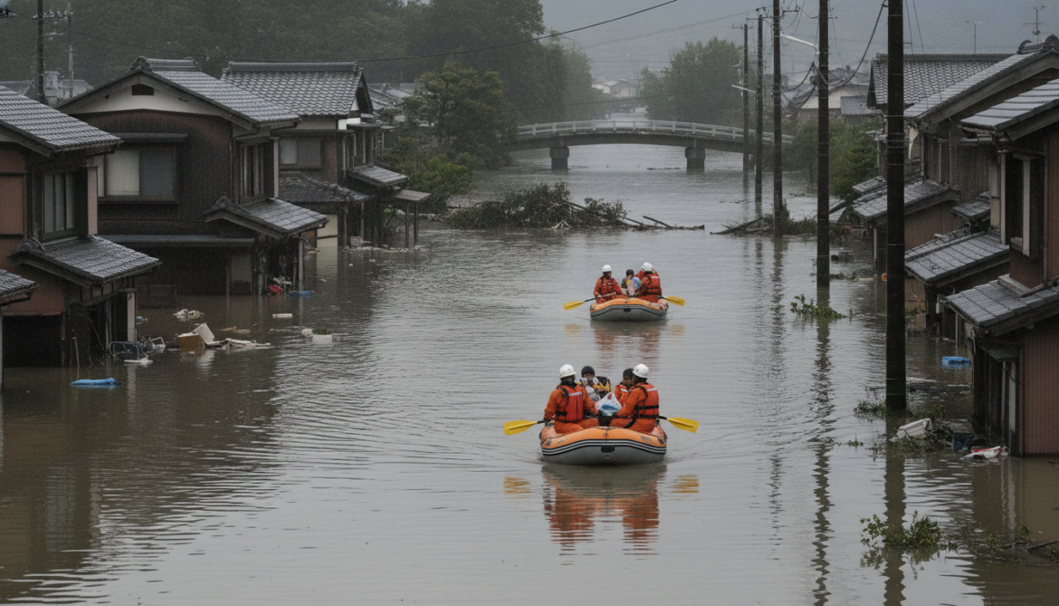 Chiba reports 9 dead and 1,256 homes flooded after heavy rains