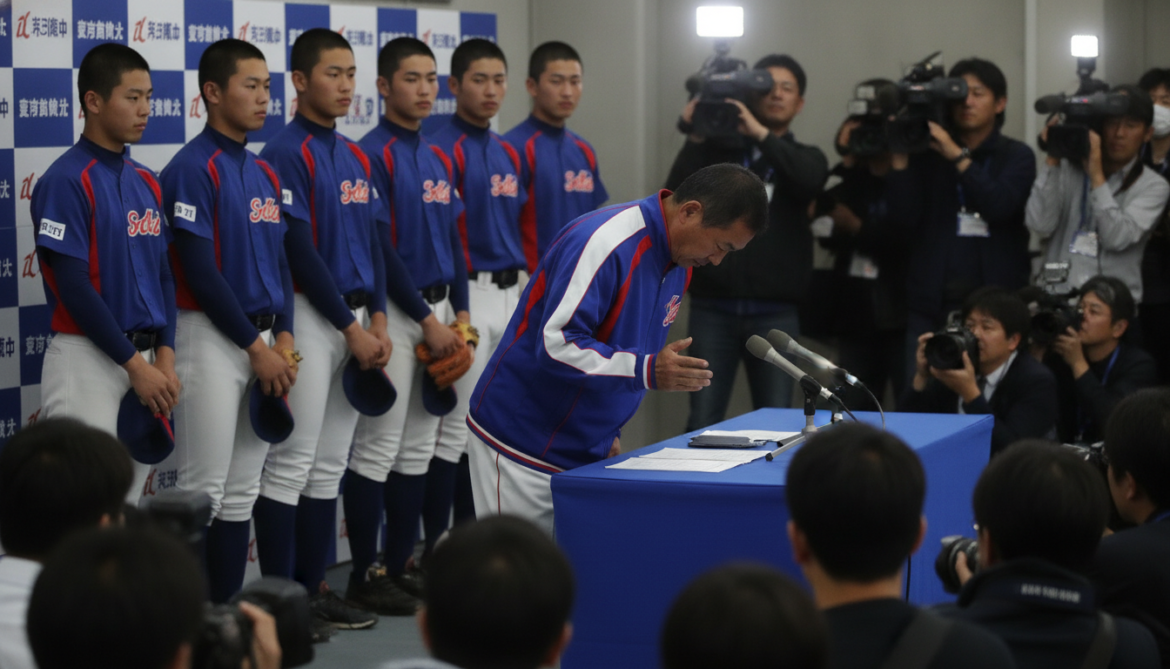 Kanto Daiichi coach apologizes and urges players to use Koshien experience
