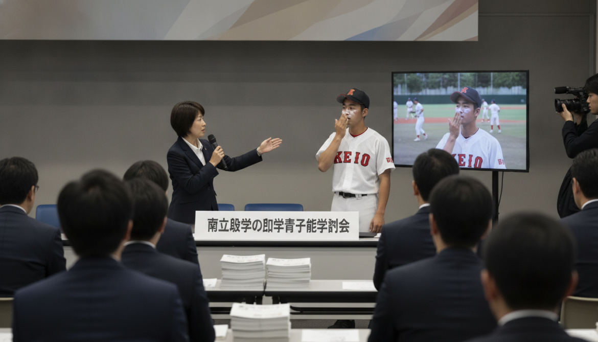 Keio outfielder Minato Maruta's sunscreen use prompts nationwide high school sun protection guidance