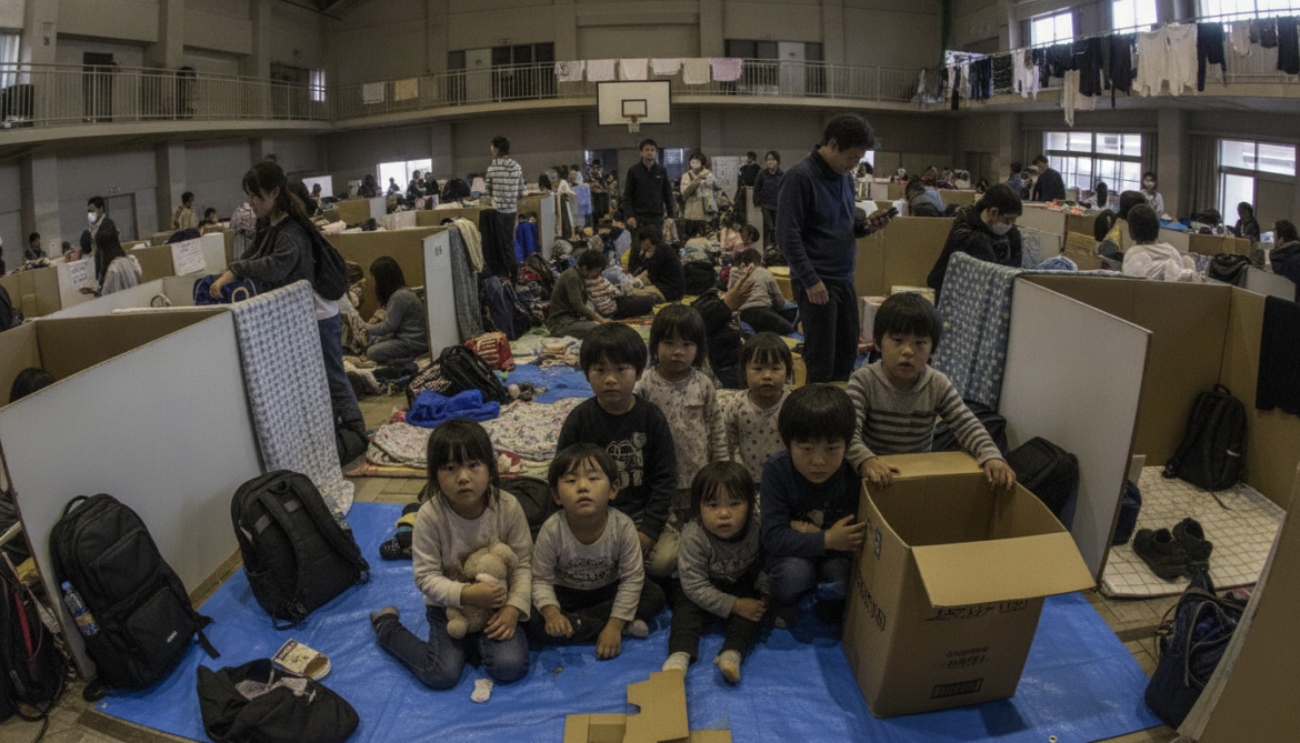 Kumamoto earthquake reveals children lack safe spaces in evacuation shelters