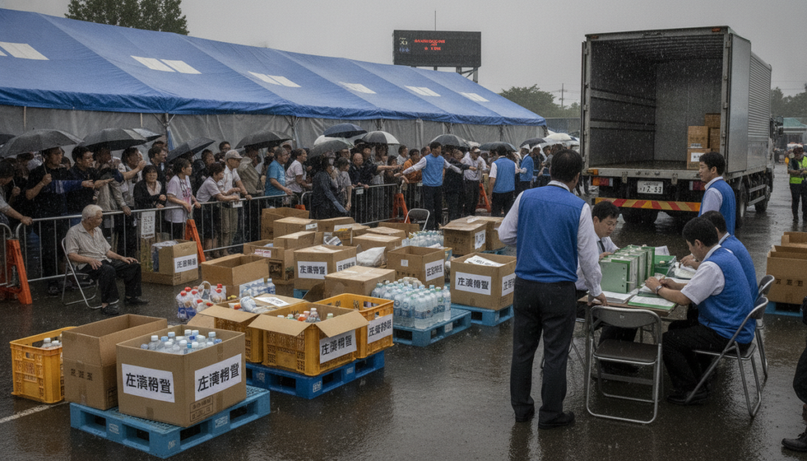 Relief supplies fail to reach Kumamoto shelters under push‑type policy