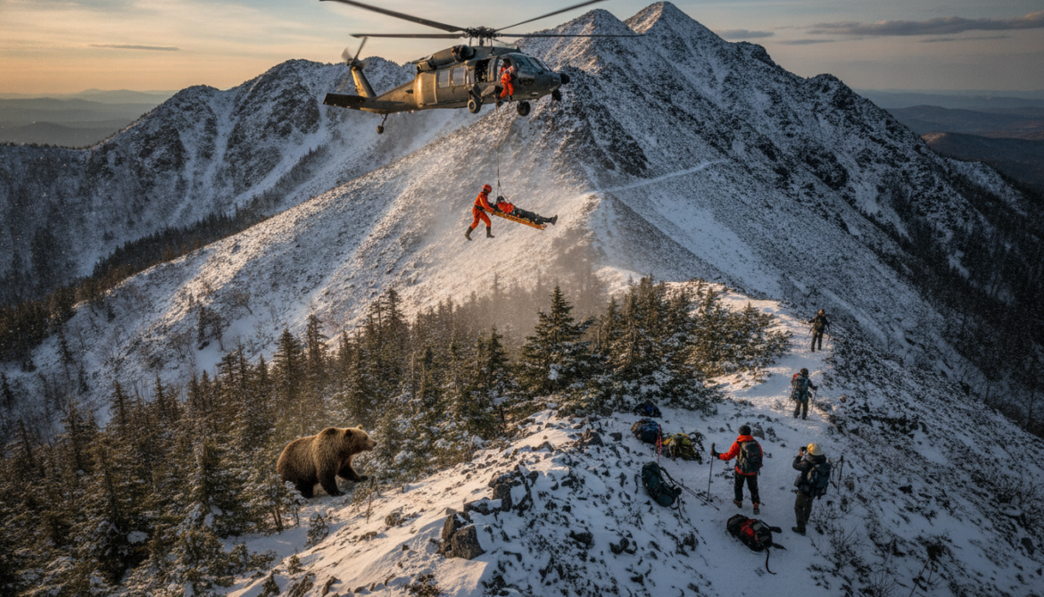 Tomuraushi Mountain Helicopter Rescue After Bear Sighting Prompts Calls for Preparedness