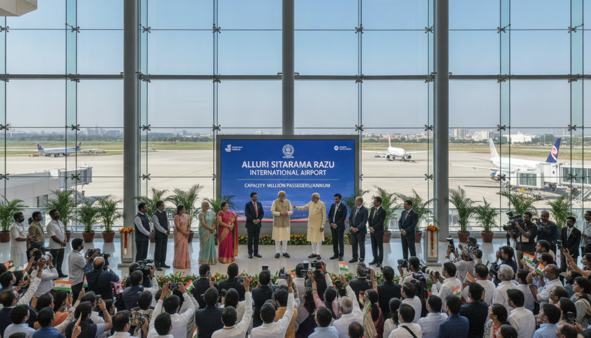 Modi inaugurates Vizag's Alluri Sitarama Raju International Airport with 6 million passenger capacity