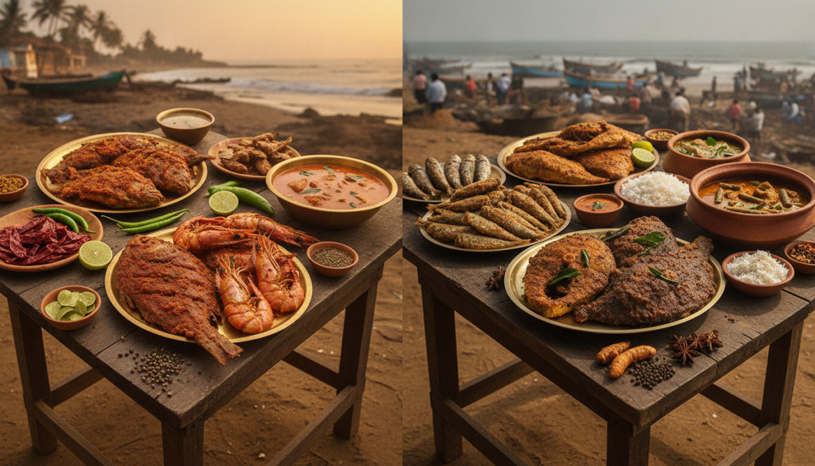Indian coastal seafood reveals distinct regional flavours from Goa to Tamil Nadu