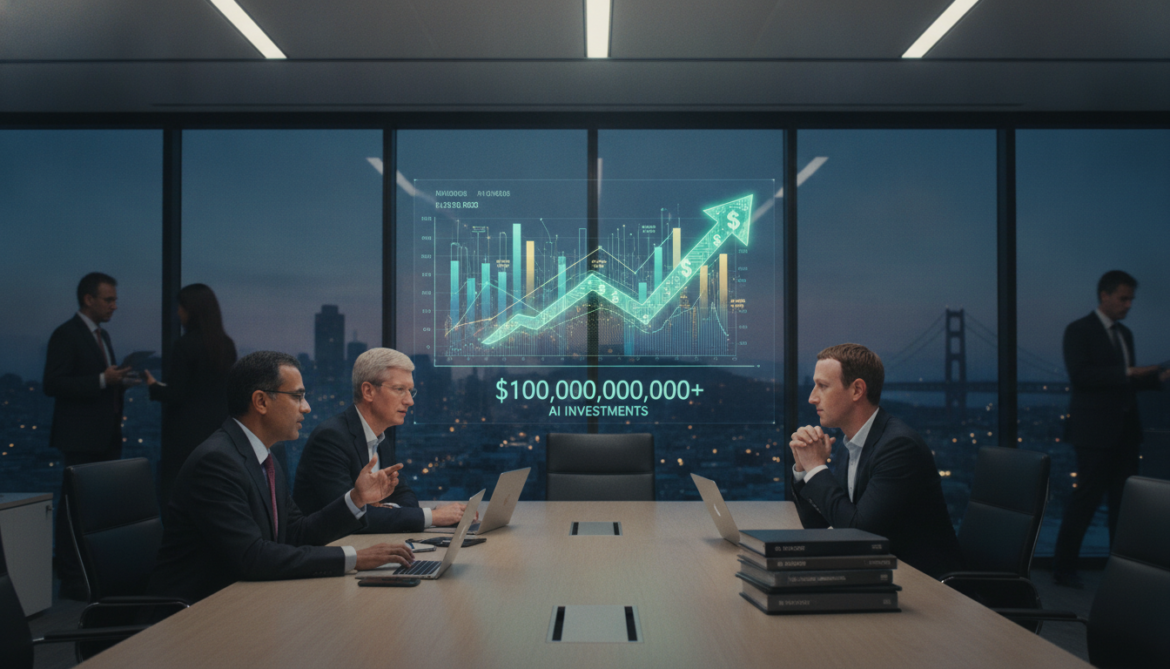 AI Investments by US Tech Giants Exceed Core Cash Flows by $100bn