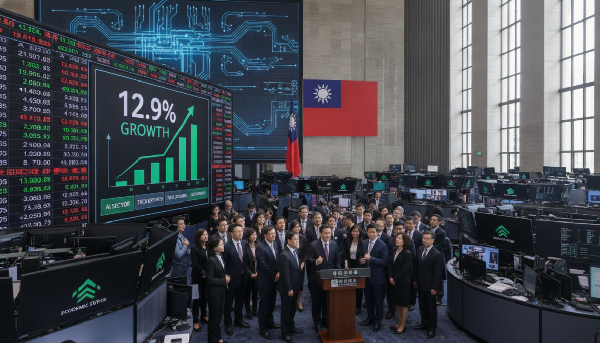 Taiwan economy surges 12.9% in Q2 as AI boom drives growth