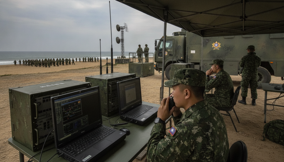Taiwan launches defense drills testing internet throttling and US style rehearsals