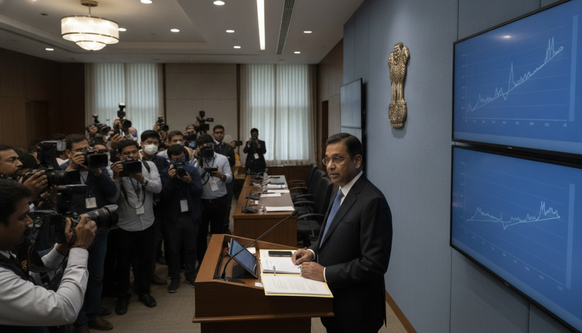 Reserve Bank of India holds policy rate at 5.25% citing manageable inflation