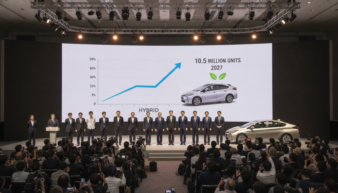 Toyota targets 10.5 million vehicle production in 2027 amid hybrid demand