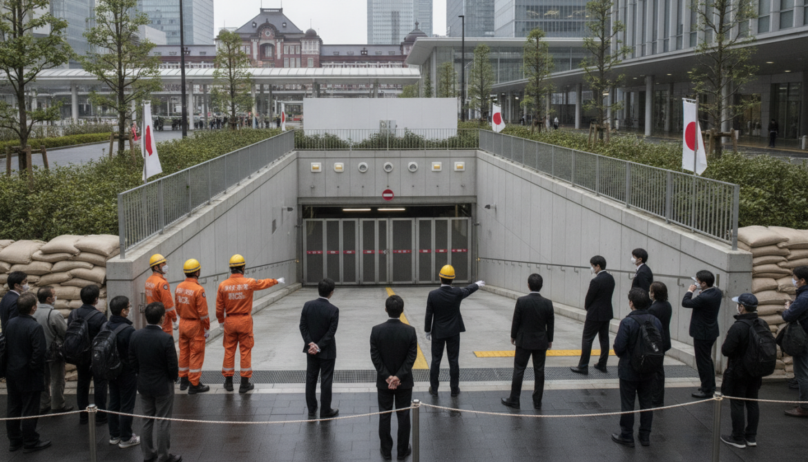 Tokyo designates underground parking garage as missile shelter near Tokyo Station