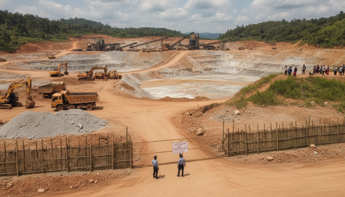 China rare-earth mine in Laos suspends operations to ensure legal compliance