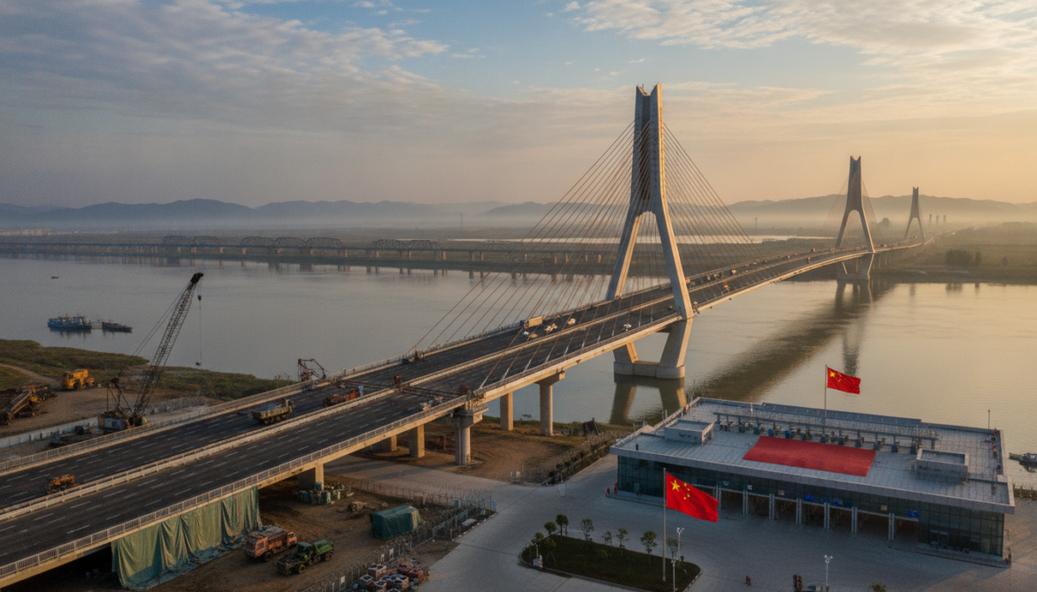 New Yalu River Bridge poised to open after decade-long dormancy