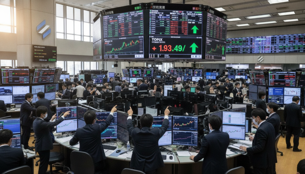 Topix rises to fresh high as earnings drive capital rotation
