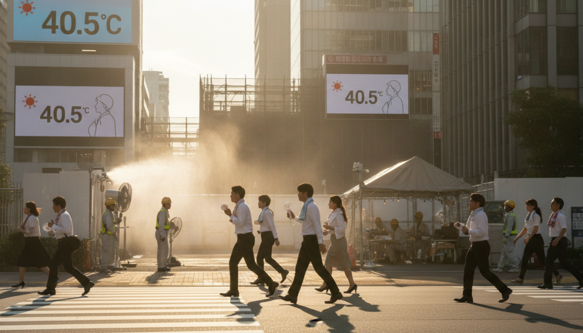 Japanese companies accelerate heatstroke prevention as temperatures exceed 40 degrees Celsius