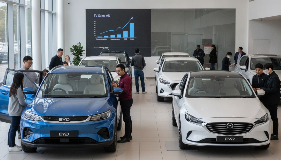 Australian EV sales surge as BYD challenges Japanese automakers with affordable models