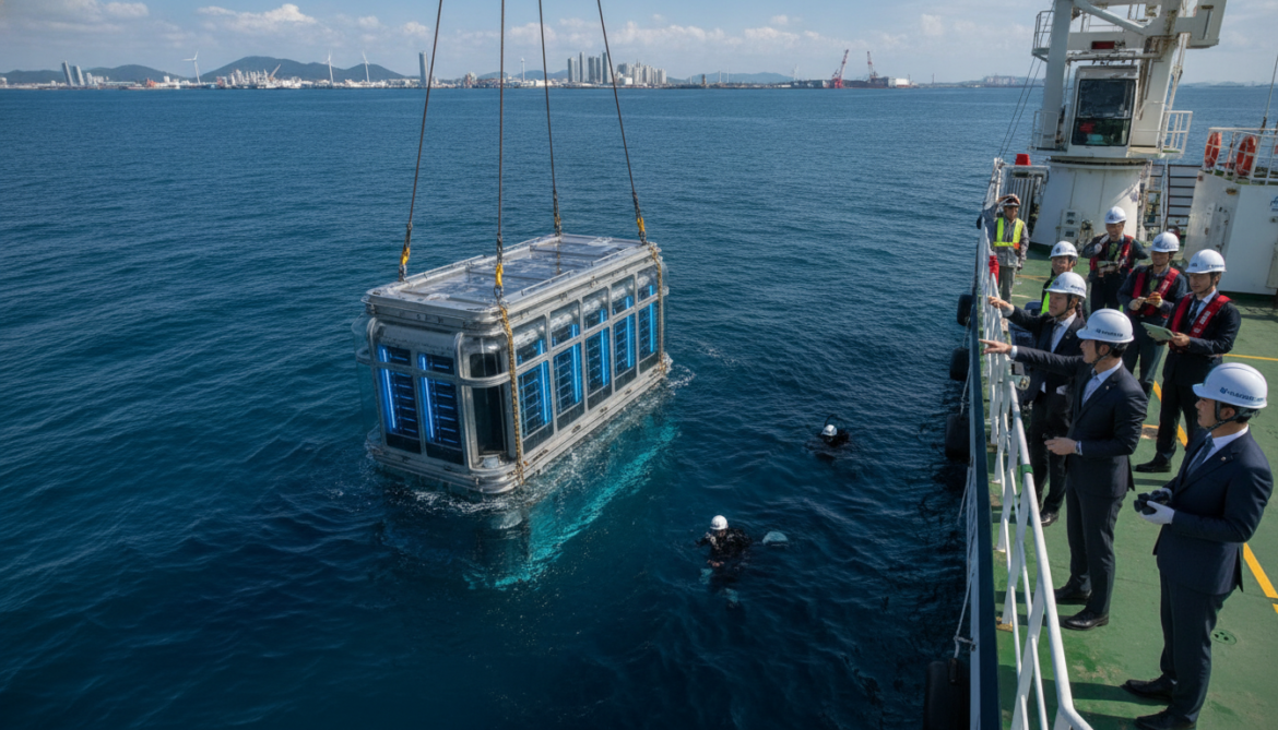 South Korea launches pilot underwater data center off Ulsan to host AI