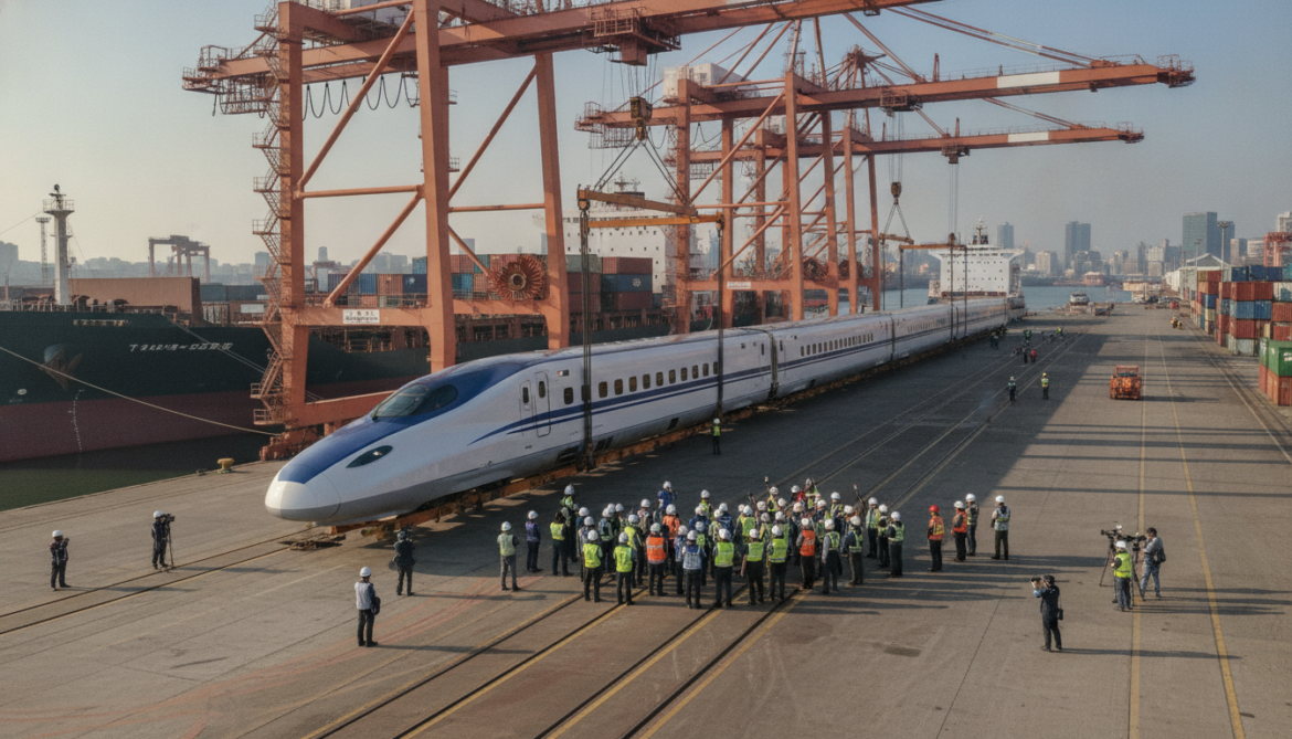 Taiwan receives first of 12 N700ST shinkansen train sets, signaling rail expansion