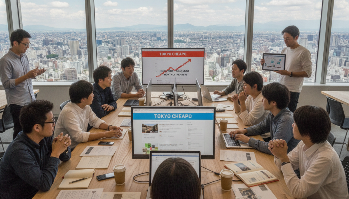 Tokyo Cheapo attracts 500,000–800,000 monthly readers with budget Tokyo guides
