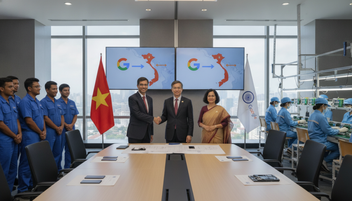 Google shifts Pixel production to Vietnam and India to boost shipments