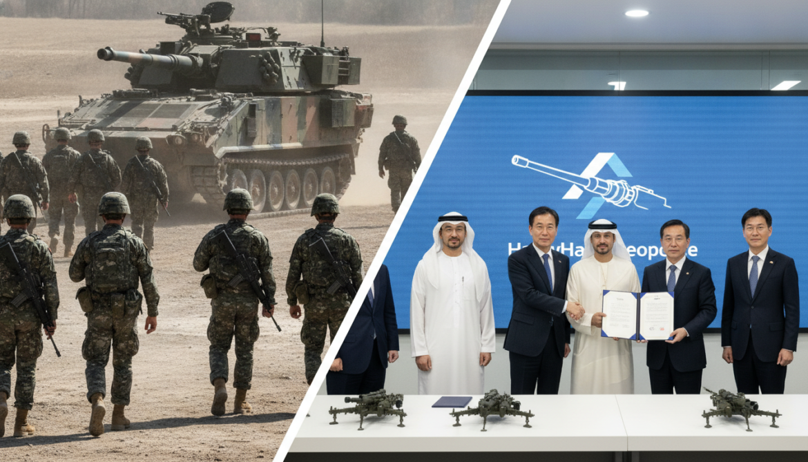 South Korea cuts short US joint drills as Hanwha wins cannon contract