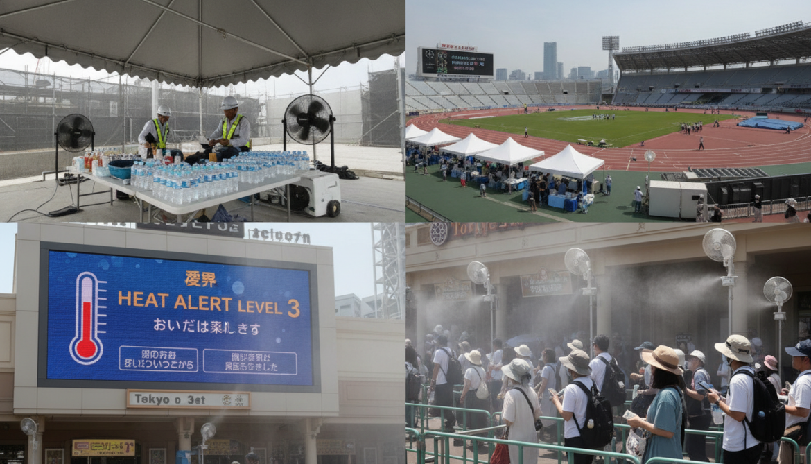 Japan introduces stronger heat-safety measures for theme parks, workplaces and sports events
