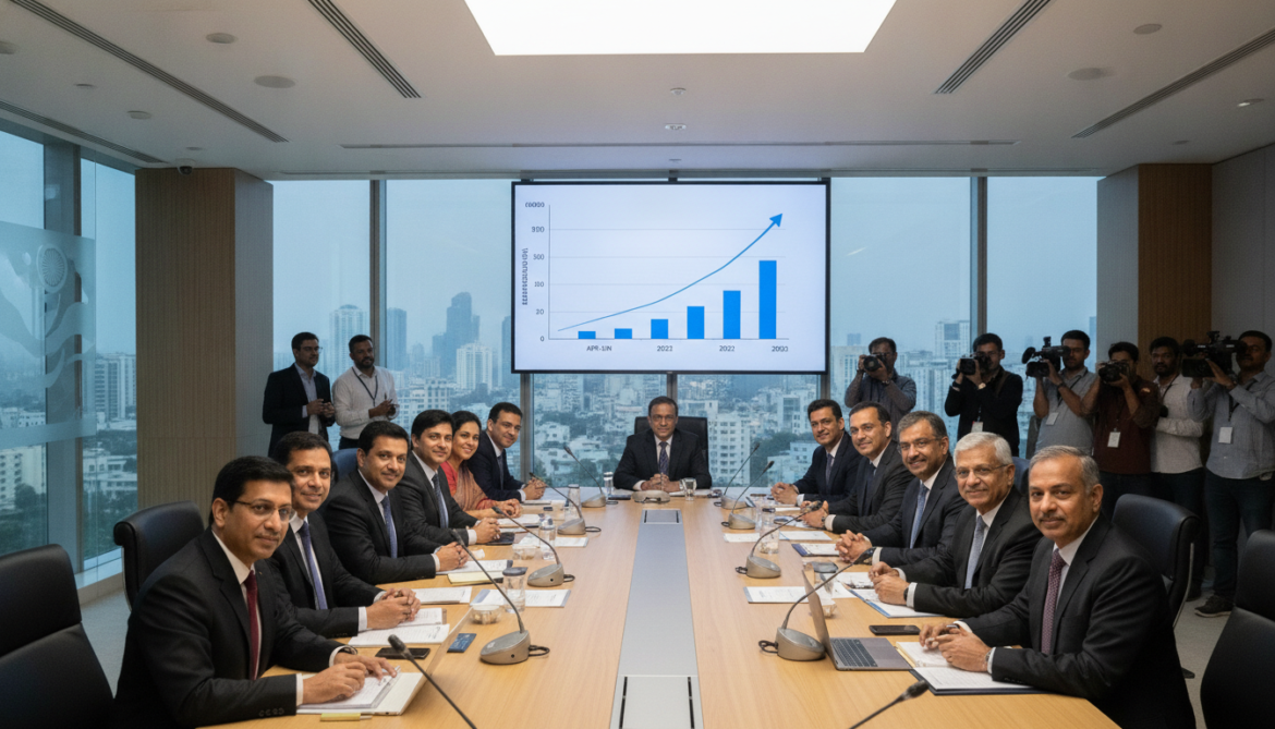 India's top companies deliver strongest April–June earnings growth in three years on tax cuts