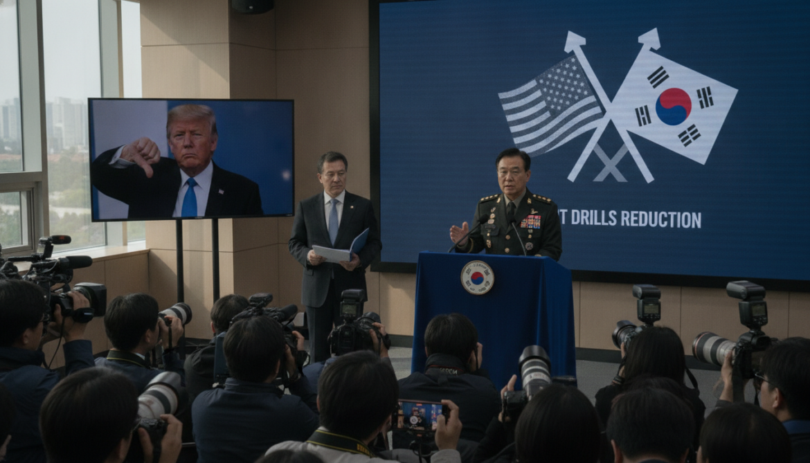 South Korea cuts joint US military drills short after Trump criticism