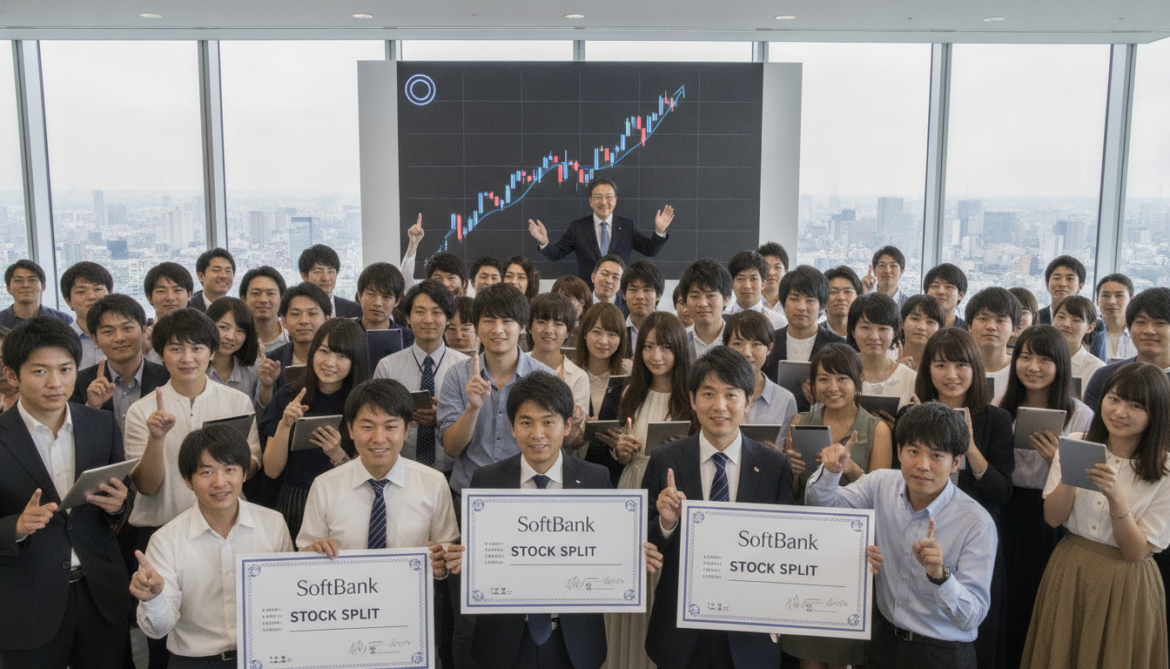 SoftBank Leads Japan in Attracting Young Retail Shareholders with Stock Splits