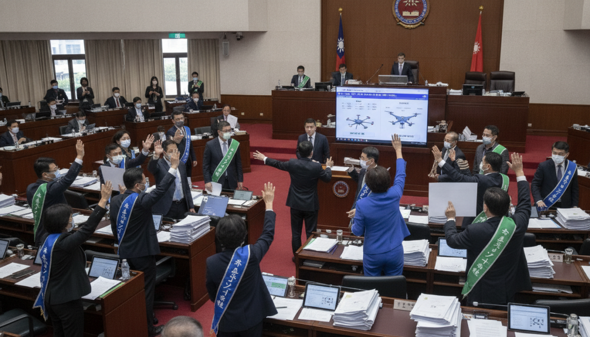 Taiwan lawmakers reject Lai's drone budget and back rival funding plan