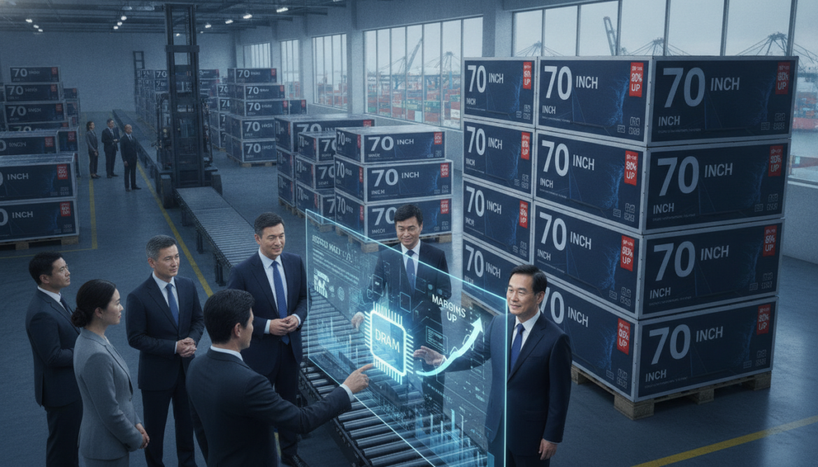 70-inch TV shipments surge 80% as DRAM boosts margins