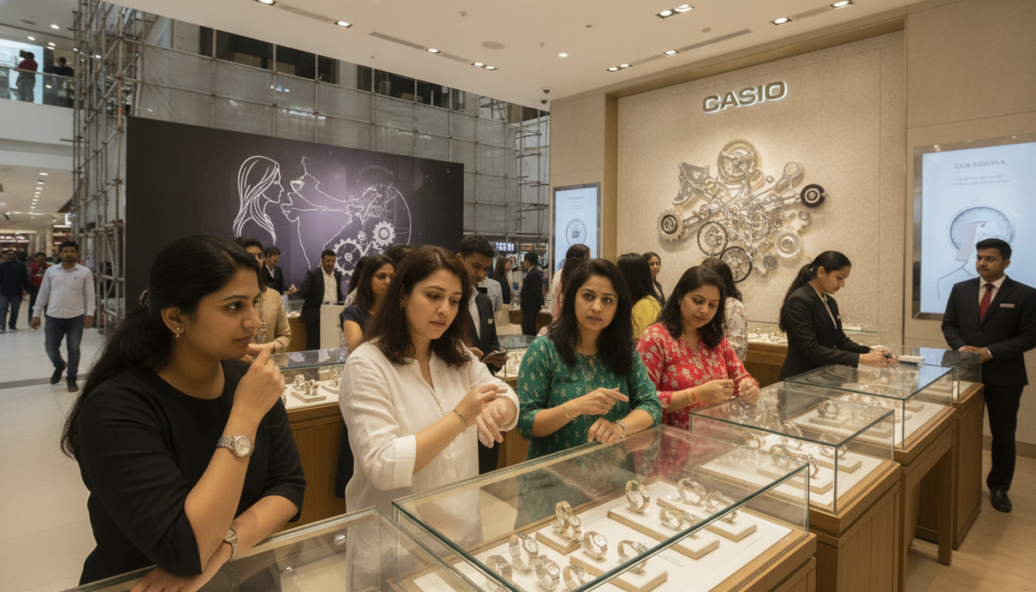 Casio to boost India stores 70% and make women's watches locally by 2030