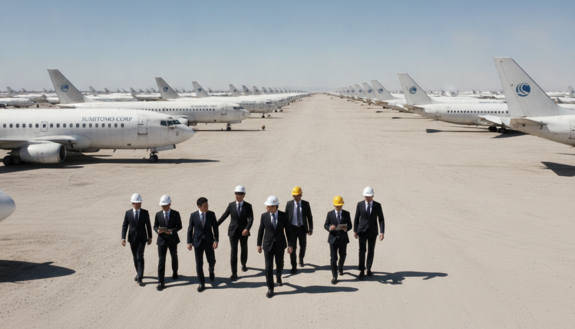 Sumitomo Corp builds inventory of older jets to reach over 2,000 aircraft